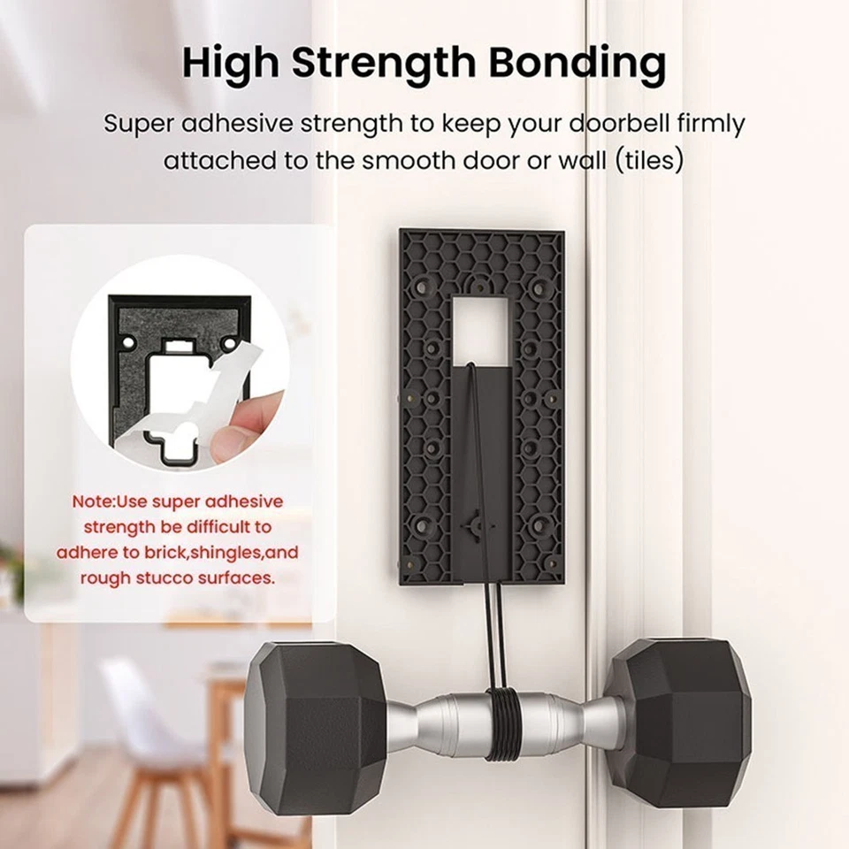 Mounting-Bracket-for-For-Ring-Doorbell-3-4-Plus-Easy-No-Drill-Installation - Photo 4/4