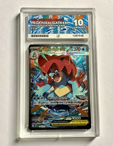 Mega Feraligatr ex graded ACE 10 for sale on eBay