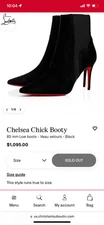 Christian Louboutin Chelsea Chick Booty, women shoes size 38, New in box