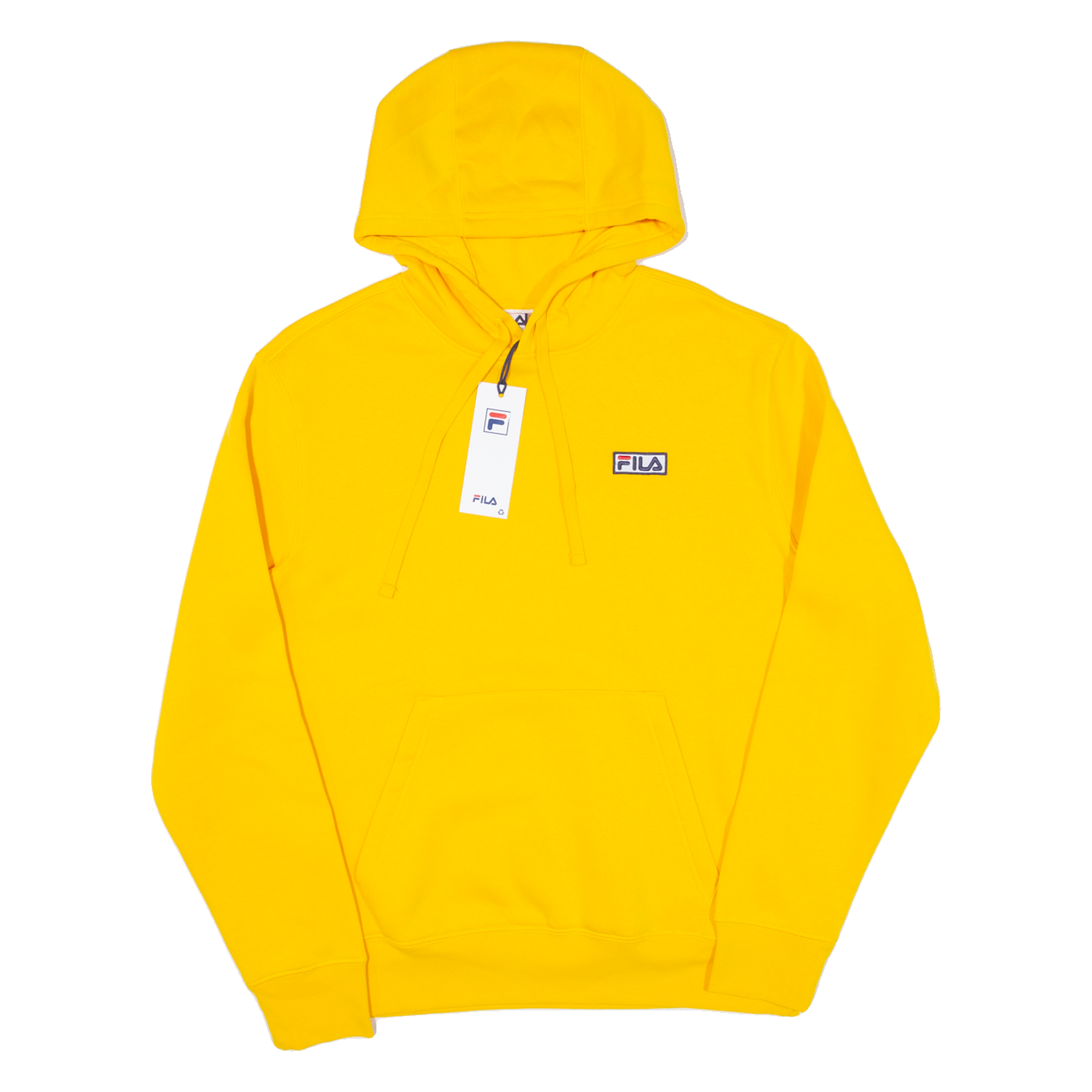 FILA Felpa con Cappuccio Uomo Giallo S