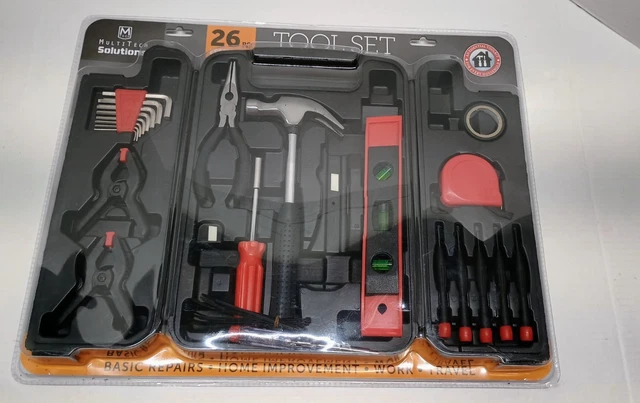 26 pc tool set with molded case multi-tech solutions new sealed