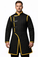 Medieval Thick Padded Armor Gambeson Costume Dress Coat Aketon Sca Larp Jacket