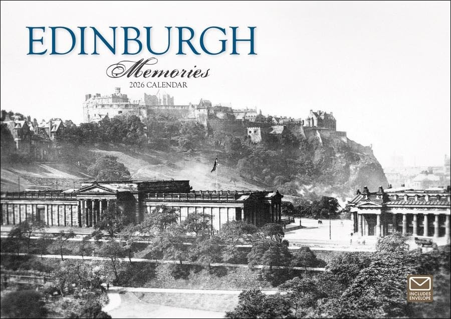 Edinburgh Memories 2026 A4 Wall Calendar NEW