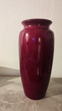Bodenvase keramik Himbeerrot 42cm Hoch  Deko Vase Top Zustand Vintage