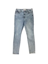 Free People We The Free Jeans Women's 31 Light Wash Blue High Rise Ankle Skinny