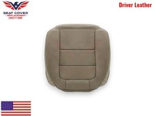 20012003 Ford F250 Lariat Extended Cab Driver Bottom Seat Cover Tan Cow Leather