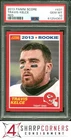 2013 PANINI SCORE RED #431 TRAVIS KELCE RC PSA 10