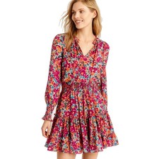 Ditsy Floral Sz M Summer Sundress Boho Cottage Romantic Feminine Girly Barbie