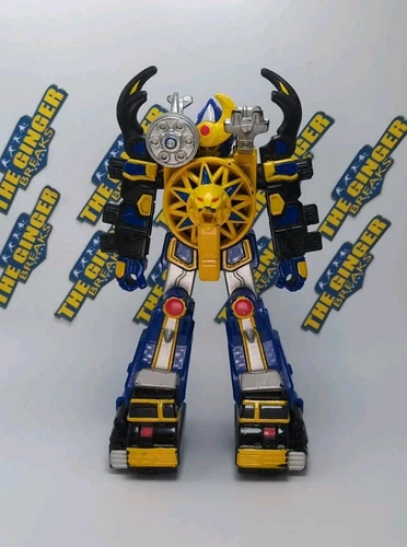 Megazord Zord 6" Figure 2002 Bandai Power Rangers Ninja Storm Thunderstorm VTG