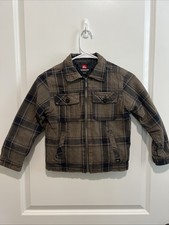 Boys Quicksilver Flannel Jacket Size 6