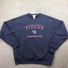 Vintage Tennessee Titans Sweatshirt Mens Medium Blue NFL Football Lee Sport