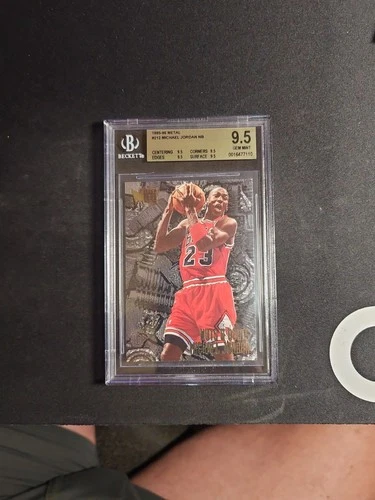 1995-96 Fleer Metal - Nuts & Bolts Michael Jordan #212 BGS 9.5