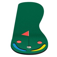 9.8 x 3 FT Golf Putting Green Training Aid Put Cup Flag Portable Practice Mat