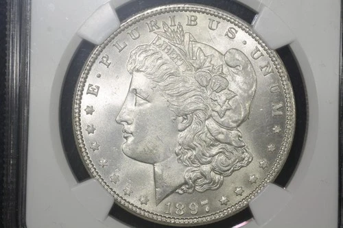 1897 Morgan Dollar, NGC MS-64