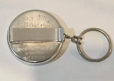 Vintage KEY-BAK Retractable Key Chain Holder Made In USA Wausau Wisconsin 