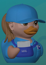 USPS Duck Mail Hombre Correo Mujer Pato Jeep Pato