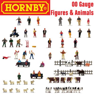 PREISER HO 1/87 8 PERSONNAGES TRAIN RAIL RESEAU SNCF 2 vélos 10