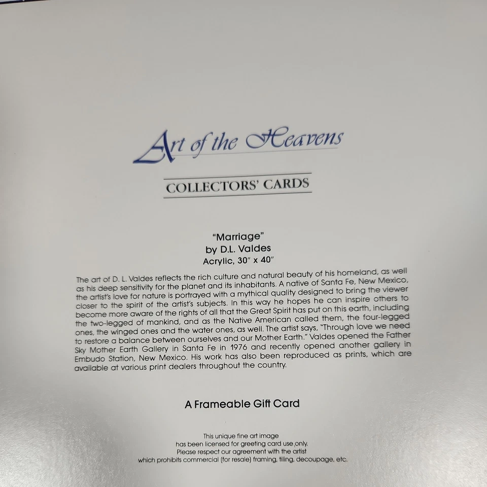 Leanin' Tree Greeting Card 8.5 x 11 Frameable Gift Card Art of the Heavens - Image 3 of 4