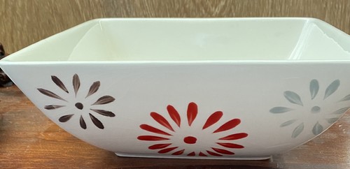 CERTIFIED INTERNATIONAL BY NANCY GREEN 10 1/4” SQUARE FLORAL DECORATIVE BOWL - 第 1/7 張圖片