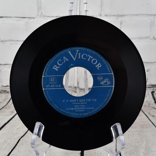 Eddie Fisher – Bring Back The Thrill / If It Hadn't Been For You,7" Vinyl/45 RPM - Picture 2 of 2