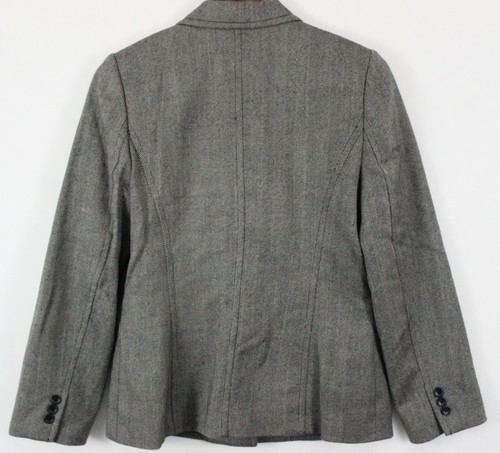 Traje de mujer Banana Republic 2 piezas 12 falda pequeña talla 6 gris espiga - Imagen 7 de 12