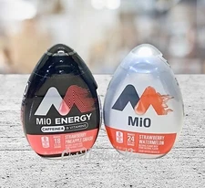 2 MiO Strawberry Watermelon & Pineapple Energy & Vitamins Liquid Water Enhancer