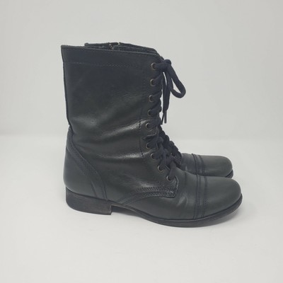 olive green combat boots