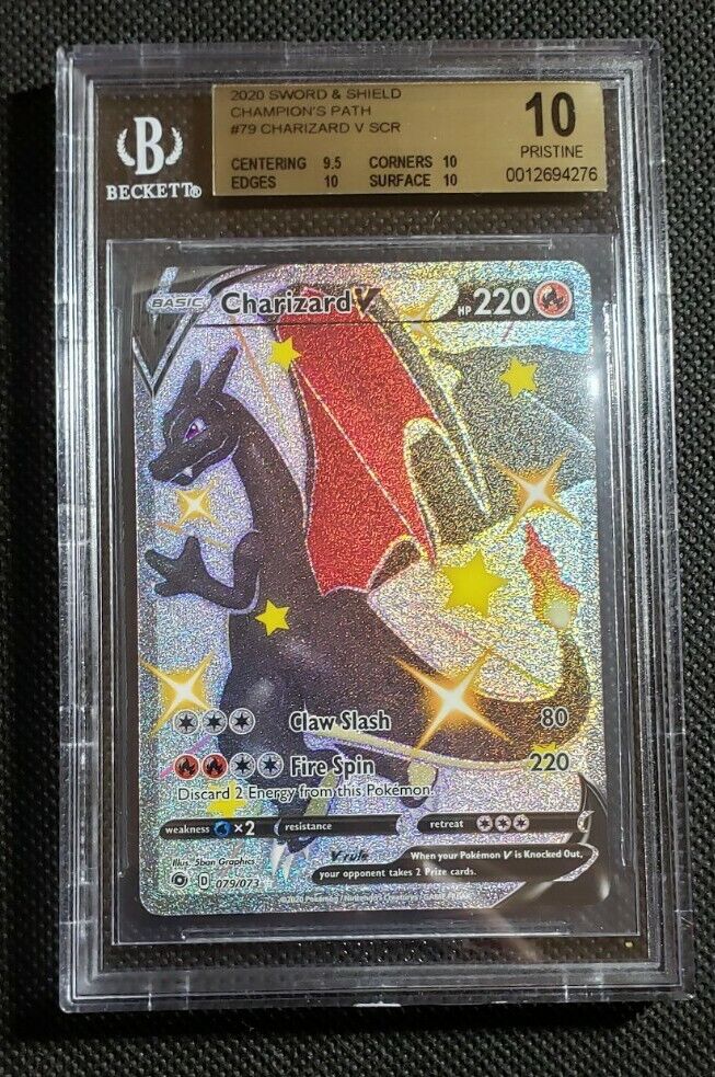 Charizard V Secret Rare - 79/73 - Champion's Path – Card Cavern