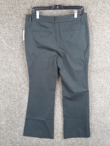 Body by Victoria The Christie Fit Bootcut Dress Pant Womens 12 Gray Pockets NWOT - Picture 2 of 11