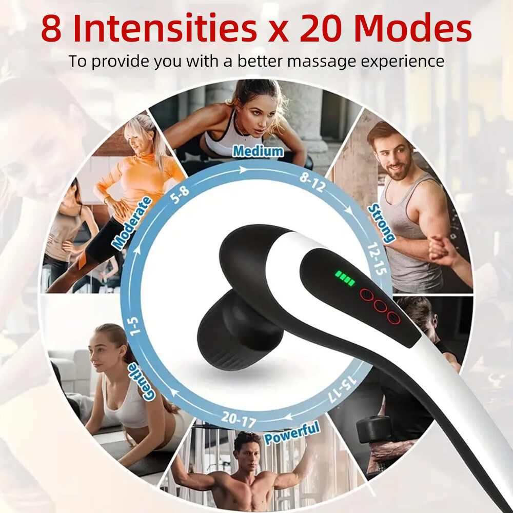 vibrating back massager stick Back Massage Roller Stick inSPORTline Pavlisk main image 0