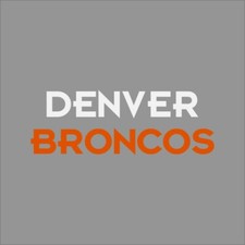 Denver Broncos 3 NFL Team Pro Sports Vinyl Sticker Decal Car Window Wall