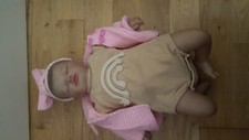 olga auer reborn newborn baby mädchen puppe.