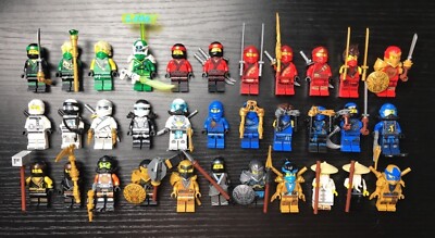 Selection of Lego Ninjago Ninjago Movie Minifigures (Very Good Condition)  UK