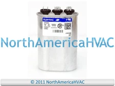 Capcom Capacitor Dual Oval 45/5 uf MFD 370 Volt Fits GE Genteq 97F9859 Z97F9859