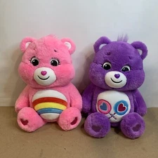 Care Bears Lot of Two 2020 Unlock The Magic Care Bears - Basic Fun Inc 13”