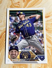 2023 Topps Baseball RC #87 Ethan Small (Milwaukee Brewers)