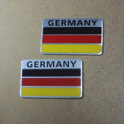 2PCS Golden Wing Metal Badge Emblem Sticker Logo Decal Premium Car Motors Fly 3D