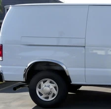 for:1992-2015 Ford Econoline/Club Wagon/E Series Van Fender Trim 4Pc 2" Long