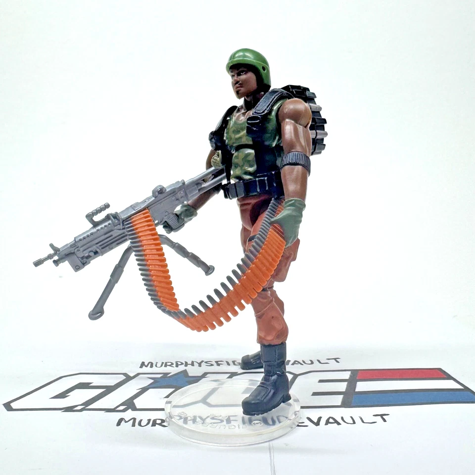 GI Joe Roadblock v16 2007 Hasbro G.I. Figura de acción Joe 3,75 Foto 2 de 4