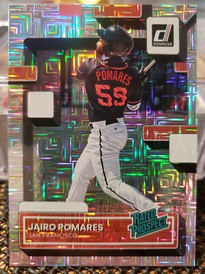 2022 Panini Donruss Rated Prospect Vector Jairo Pomares #RP-5 San Francisco