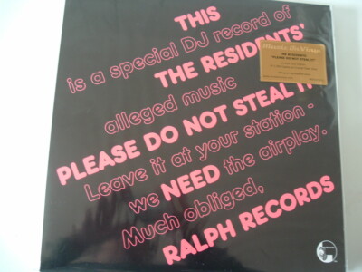 The Residents - Please Do Not Steal It, Special DJ Record, Ltd. Edit., 180 Gram
