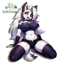 EARLFAMILY 5.1" Loona Booty Helluva Boss NSFW Car Sticker Waterproof Auto Decal