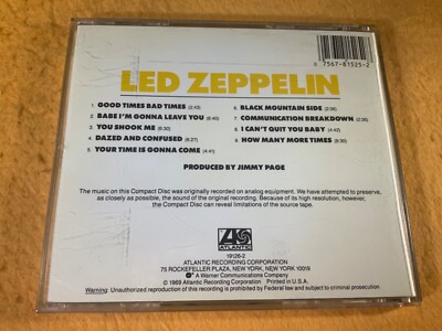 H9-27 LED ZEPPELIN - 1969 - SD 19126-2 | eBay