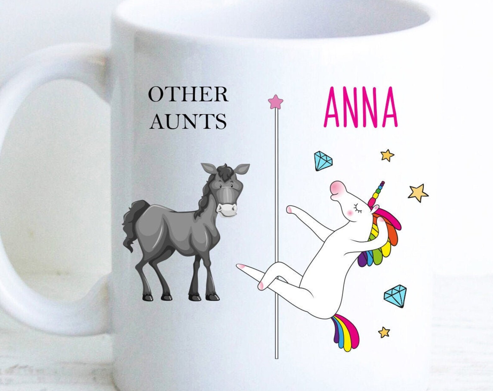 Other Aunts Gift Best Aunt New Aunt Gift Funny Unicorn Gift Best Auntie Gift