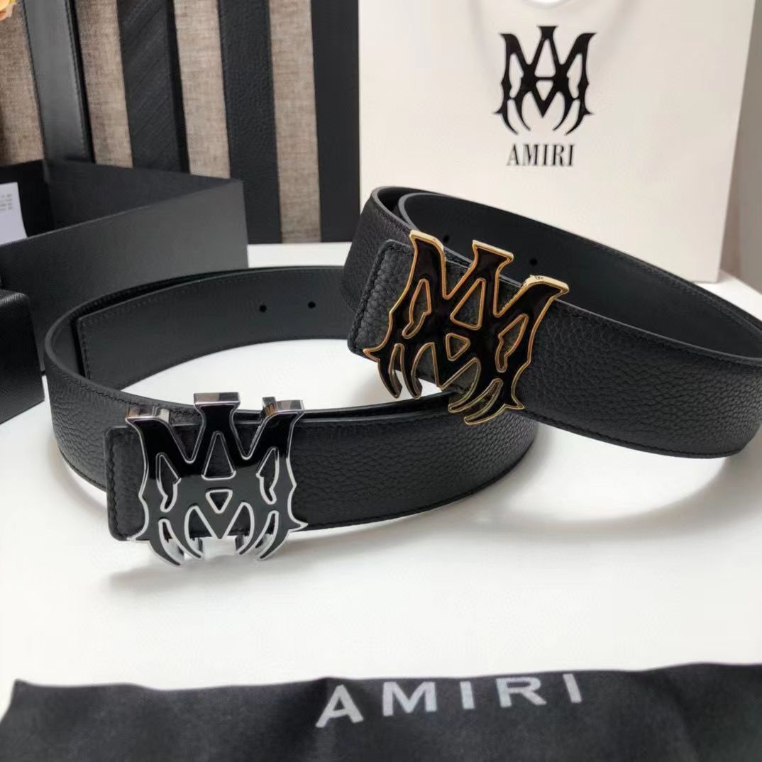 Amiri men's black belt with MA logo gold and metal buckle | eBay Amiri men's black belt with MA logo gold and metal buckle | eBay