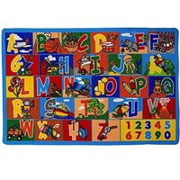 Kids Rug Abc Numbers 5' X 7' Childrens Educational Learning Rug - Non Skid Ge... on sale Kids Rug Abc Numbers 5' X 7' Childrens Educational Learning Rug - Non Skid Ge... on sale
