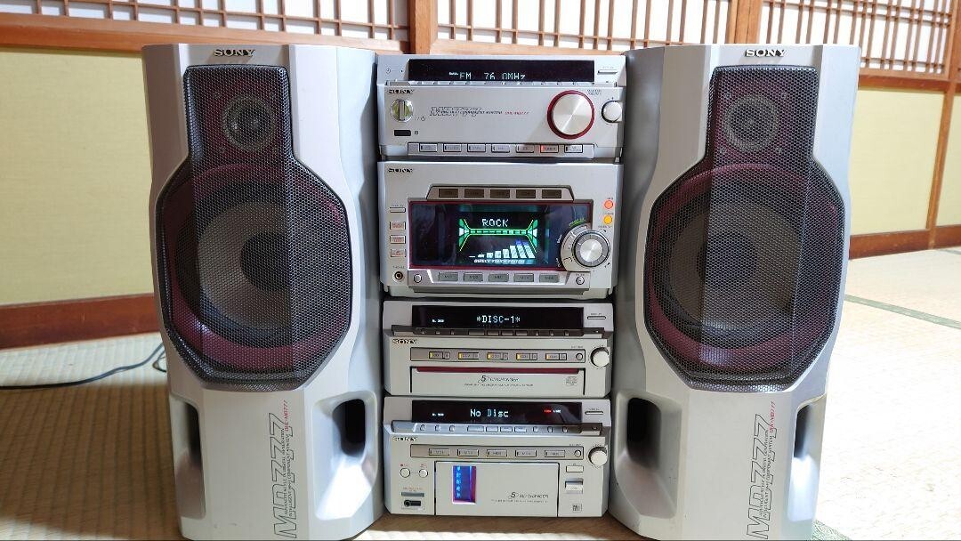 SONY　ソニー コンポ DHC-MD777 ジャンク品扱い SONY DHC-MD777 ミニコンポ スピーカー ジャンク品 - メルカリ