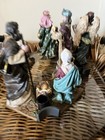 Christmas Holy Family Nativity Advent candle holders 4pc Resin — photo 9