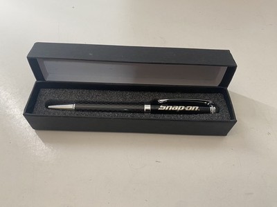 Snap On Tools schwarzer Stift in Präsentationsbox Kohlefaseroptik + Stylus Weihnachten