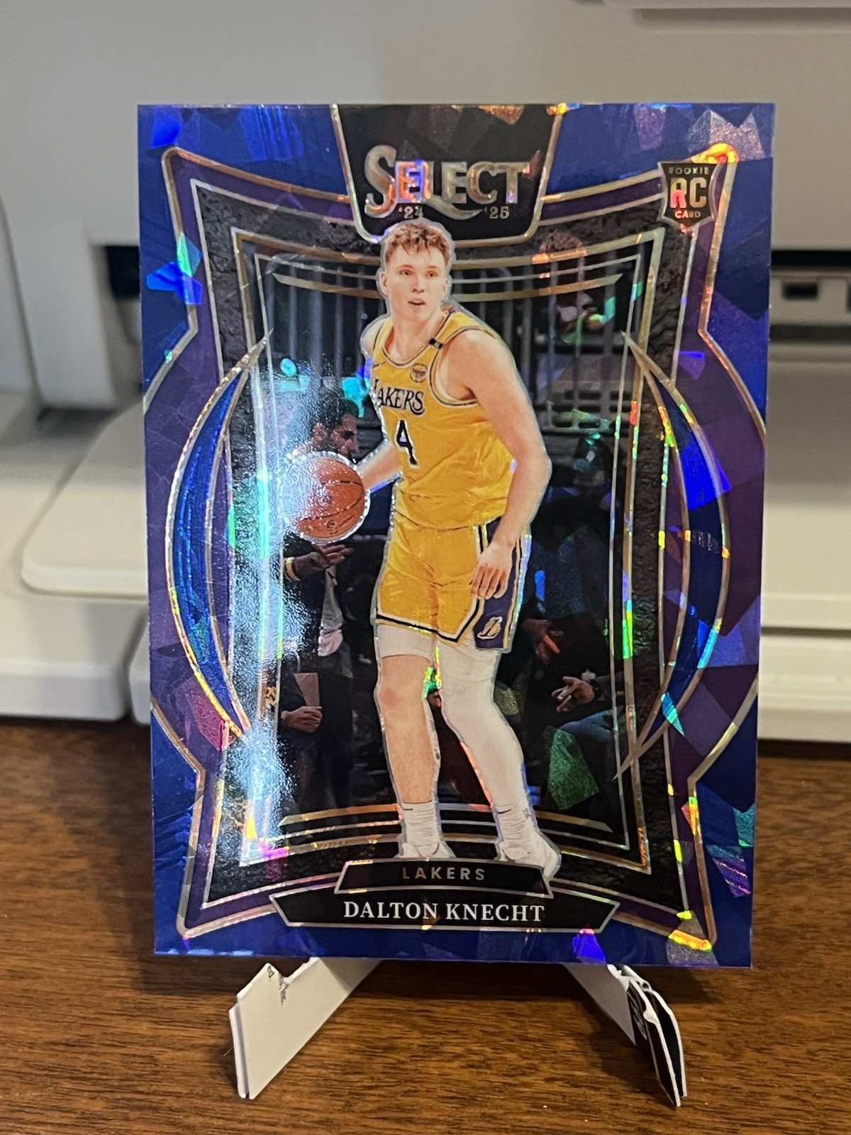 2024-25 Panini Select - Concourse Dalton Knecht #91 Blue Cracked Ice Prizm (RC)